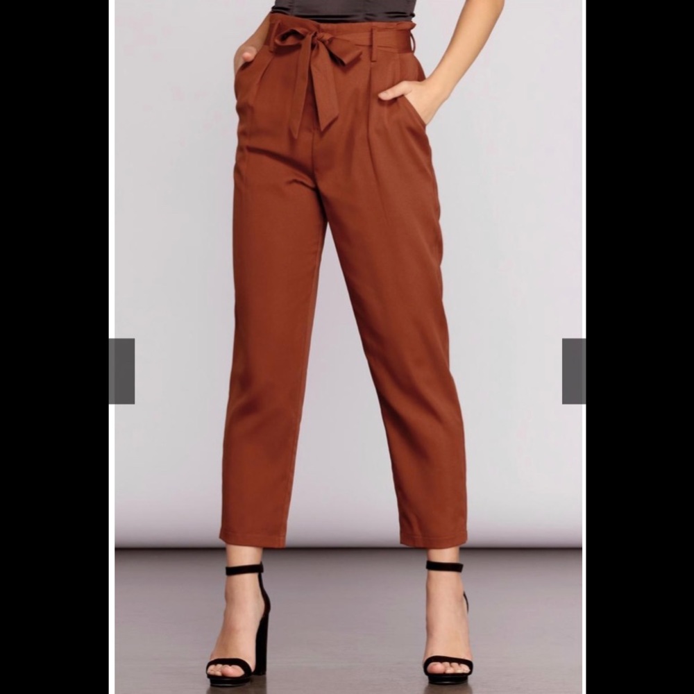 Tie-Waist Pants (Paper Bag Pants)